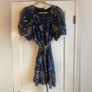 New FARM Rio Macaw Forest Mini-Dress Size L EUC